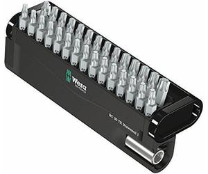 Wera Torx Star Bit Check 31 Piece Impact Driver Bit Set + Bit Holder TX10 - T40