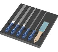 Wera Two-Coloured Foam Insert, File Set, Blue, 6 Pieces