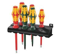 Wera VDE Screwdriver Set PH, SL, SQ 160 i/168 i/6 Rack, 6PC - 05347777001