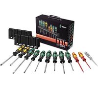 Wera XXL Kraftform 12 Piece Screwdriver Set Pozi,Phillips,Slot + Racks 051010