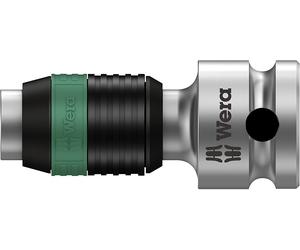 WERA Zyklop 3/8" Square Drive to 1/4" Hex Screwdriver Bit Adaptor Chuck, 003590