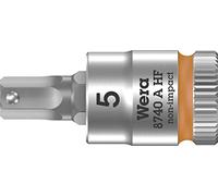 Wera Zyklop 8740 A HF Bitnuss with 1/4 Inch Drive with Holding Function, Orange, 05003335001