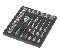 Wera Zyklop 9722 31 Piece 1/2" Drive Socket Set in Foam Insert Tray