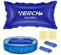 WERCHO Pool Pillows for Above Ground Pools, 4x8FT Pool Pillows for Winterizing Closing 0.4mm Thick Heavy-Duty Air Pillow for Above Ground Pool with Ropes, Blue, Rectangular