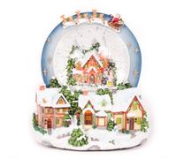 WeRChristmas 20 cm Pre-Lit Scene Musical Animated Snow Globe Christmas Decoration