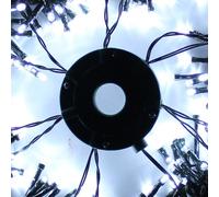 WeRChristmas 288 Organised Static LED Christmas Tree Lights with Handy Cable Management 12 x 3 m Strings and 5 m Lead Wire, White