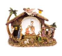 WeRChristmas 30 cm Animated Musical Snow Globe Christmas Decoration