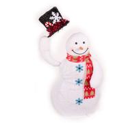 WeRChristmas 61 cm PreLit Animated Snowman with Moving Hat and White LED Lights Decoration