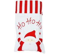 WeRChristmas 62 cm Present Bag Santa Sack with Santa HO HO HO Design, Red/White