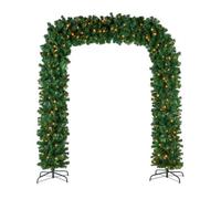 WeRChristmas 7.5 Ft Pre-Lit Artificial Christmas Tree Arch, 360 Warm White Leds