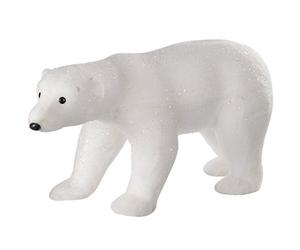 WeRChristmas 78 cm Large Poly Cotton Walking Polar Bear Christmas Decoration, White