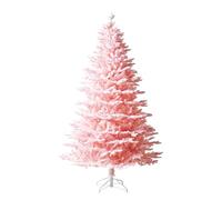 WeRChristmas 7ft Pink Sugar Snow Flocked Christmas Tree