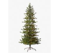 WeRChristmas 7Ft Pre Lit Nordic Pine Christmas Tree 2841 Pe Pvc Tips 500 Warm White Leds 107Cm Wide Hinged 8 Function Memory Controller