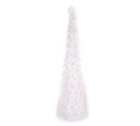 WeRChristmas 90 cm Metal Christmas Tree with 30-LED Lights Decoration, White