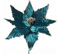 WeRChristmas Artificial Poinsettia Christmas Tree Flower Decoration