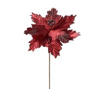 WeRChristmas Artificial Poinsettia Christmas Tree Flower Decoration