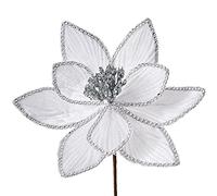 WeRChristmas Artificial Poinsettia Christmas Tree Flower Decoration