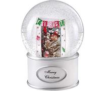 WeRChristmas Baby's First Christmas Musical Snowglobe Decoration, Multi-Colour, 15cm