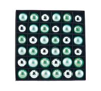 WeRChristmas Baubles, Mint Green, 3 cm