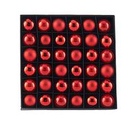 WeRChristmas Baubles, Red, 3 cm