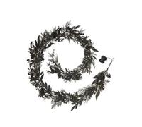 WeRChristmas Black Pine Bauble Christmas Tree Garland 9Ft Decoration With 84 Mixed Finish Baubles