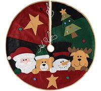 WeRChristmas Christmas Character Tree Skirt Decoration, 102 cm - Large, Multi-Colour