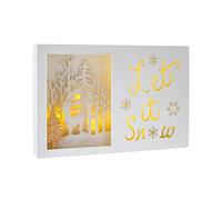 WeRChristmas Christmas Let it Snow with a Winter Scene