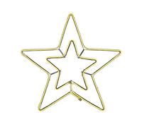 WeRChristmas Christmas Star Neon Rope Light Silhouette, Multi-Colour