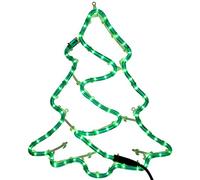 WeRChristmas Christmas Tree Rope Lights Silhouette Decoration, 43 cm - Large, Multi-Colour