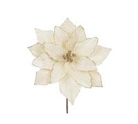 WeRChristmas Cream Artificial Poinsettia, 27cm