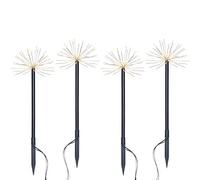 WeRChristmas Exploding Firework Garden Pathway Lights, Warm White, 44 cm