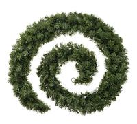 WeRChristmas Extra Thick Pine Garland Christmas Decoration, Green, 9 feet