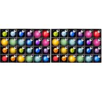 WeRChristmas Glass Baubles, Multi-Coloured, 24-Piece (Pack of 2)