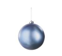 Werchristmas Ice Blue Extra Large Shatterproof Bauble Matt 15 Cm