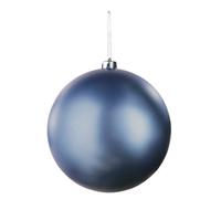Werchristmas Ice Blue Extra Large Shatterproof Bauble Matt 20 Cm