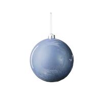 Werchristmas Ice Blue Extra Large Shatterproof Bauble Shiny 15 Cm