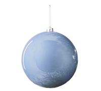 Werchristmas Ice Blue Extra Large Shatterproof Bauble Shiny 20 Cm