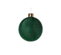 WeRChristmas Inflatable Tinsel Christmas Bauble, Green, 45 Cm