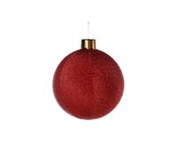 WeRChristmas Inflatable Tinsel Christmas Bauble, Red, 45 Cm