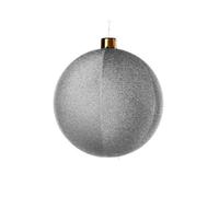 WeRChristmas Inflatable Tinsel Christmas Bauble, Silver, 66 Cm