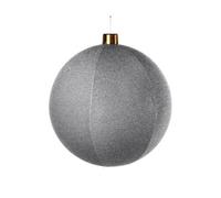 WeRChristmas Inflatable Tinsel Christmas Bauble, Silver, 76 Cm