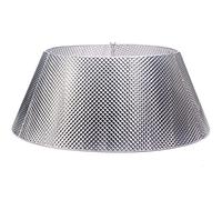 WeRChristmas Large Quilted Metal Tree Collar, Silver, 71 cm