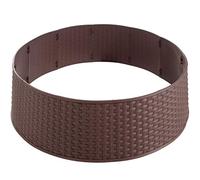 WeRChristmas Large Rattan Effect Christmas Tree Skirt, Brown, 65 cm