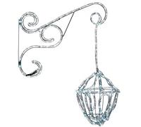 WeRChristmas LED Flashing Lantern Silhouette Christmas Decoration, 60 cm - White