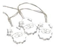 WeRChristmas LED Light String with Santa Mirror, 20-Piece, 2 m - White