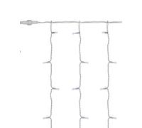 WeRChristmas Multi-Function 300 Led Connectable Bright White Curtain Christmas Lights