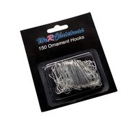 WeRChristmas Ornament Hooks, Silver, 3.5cm