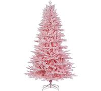 WeRChristmas Pink Sugar Snow Flocked Christmas Tree, 6 ft / 180 cm