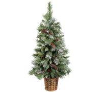 WeRChristmas Potted Scandinavian Blue Spruce Christmas Tree, 3 ft