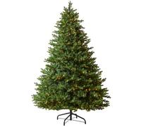 WeRChristmas Pre Lit Balsam Fir Christmas Tree 10Ft